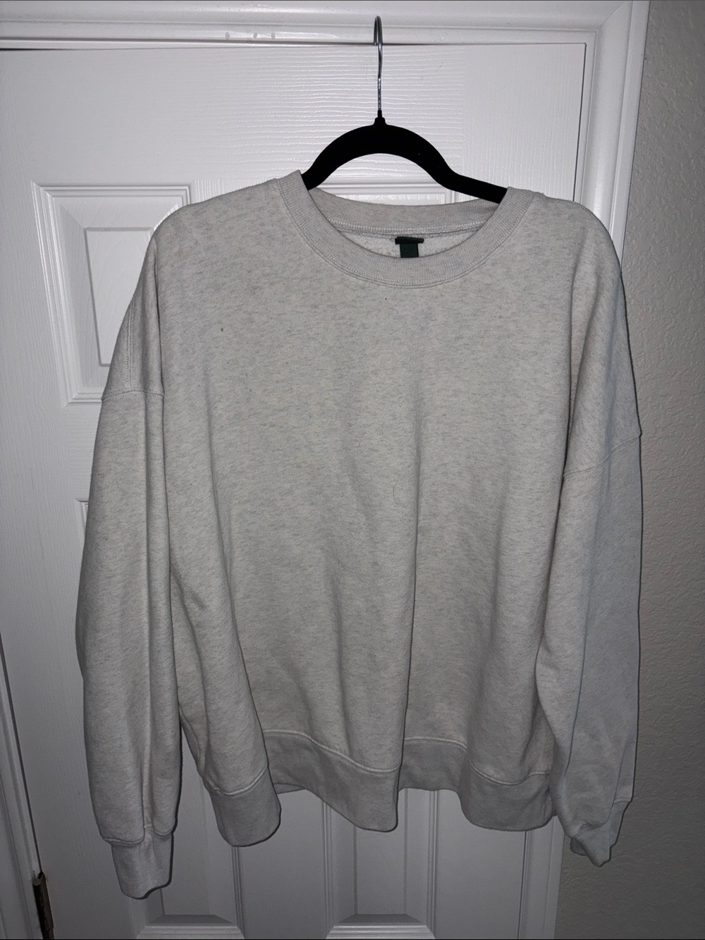 Women’s Crewneck Sweatshirt - Light Gray - Oversized and very cozy / relaxed - Picture 1 of 4